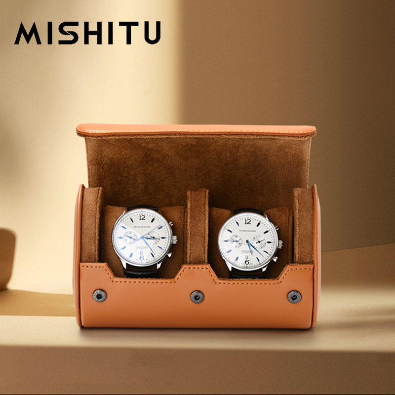 Jewelry Watches Box - Mishitu 1/2/3-slot relógio de armazenamento rolo