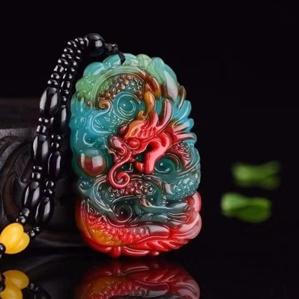 Luxury Gifts Jewelry & Watches Namfleg Mostar - Real jade dragão pingente colar pingentes