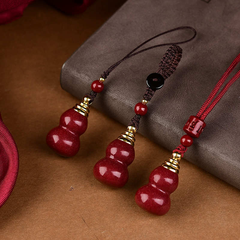 Luxury Gifts Jewelry & Watches Namfleg Mostar - Pingente Cinábrio Vermelho para Mulheres, Pode