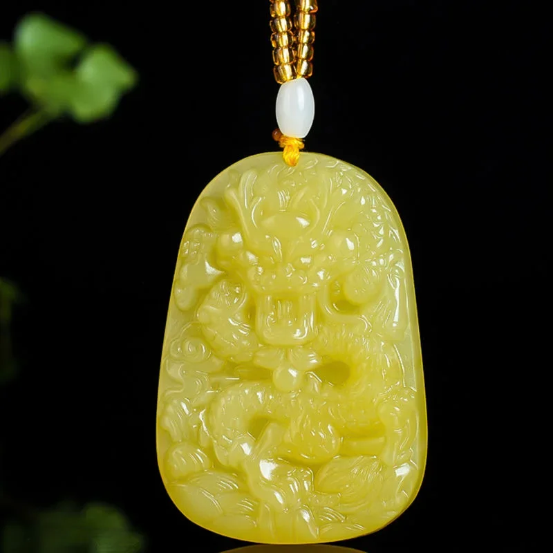 Luxury Gifts Jewelry & Watches Namfleg Mostar - Natural verde jade zodíaco dragão pingente
