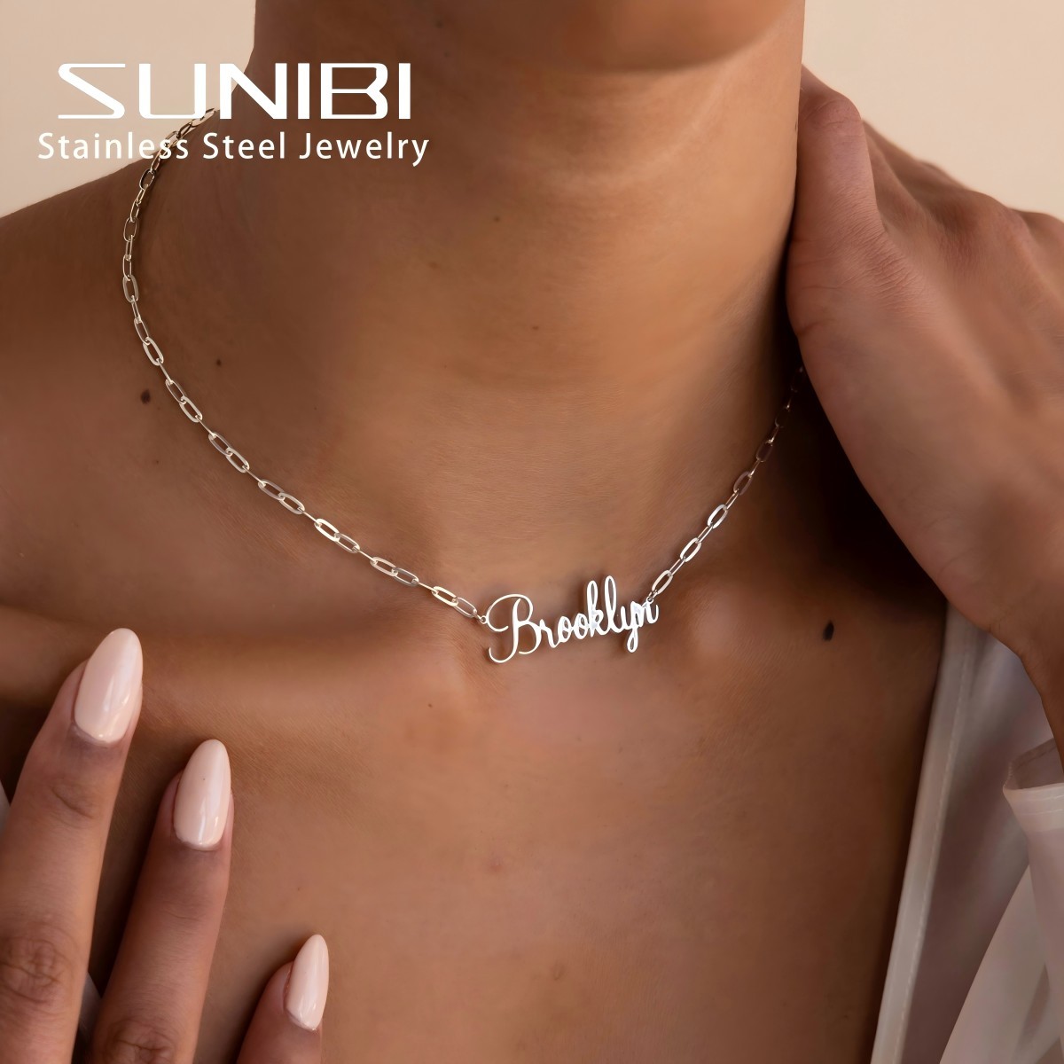 Luxury Gifts Jewelry & Watches Namfleg Mostar - Moda personalizada pino corrente nome colar