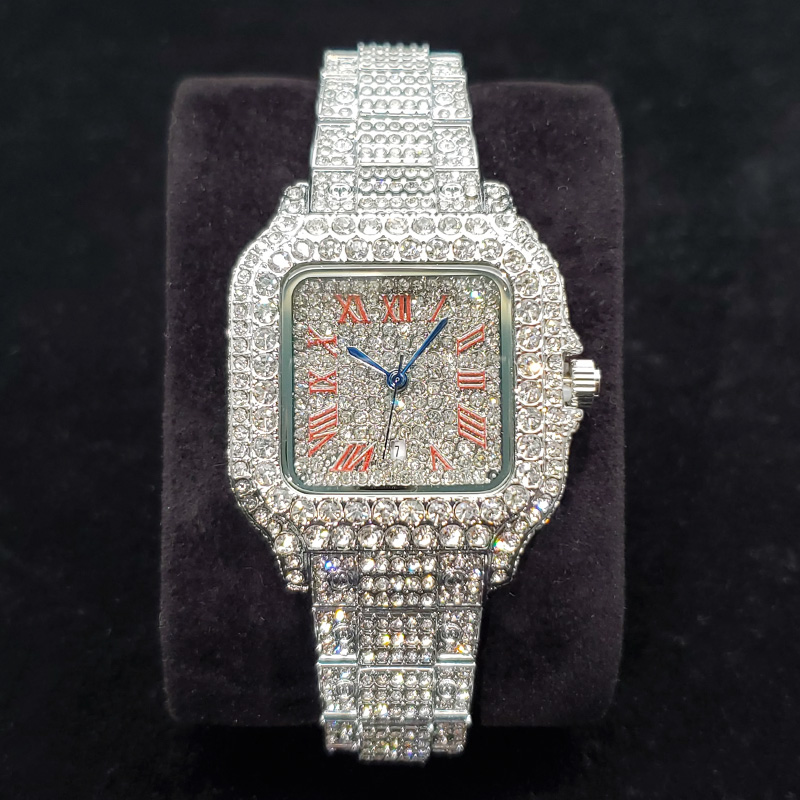 Jewelry Watches Silver - Relógios de Luxo com Diamantes para