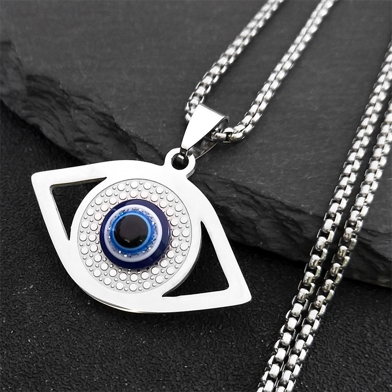Jewelry & Watches Store - Colar Islâmico Hamsa Olho Grego Azul