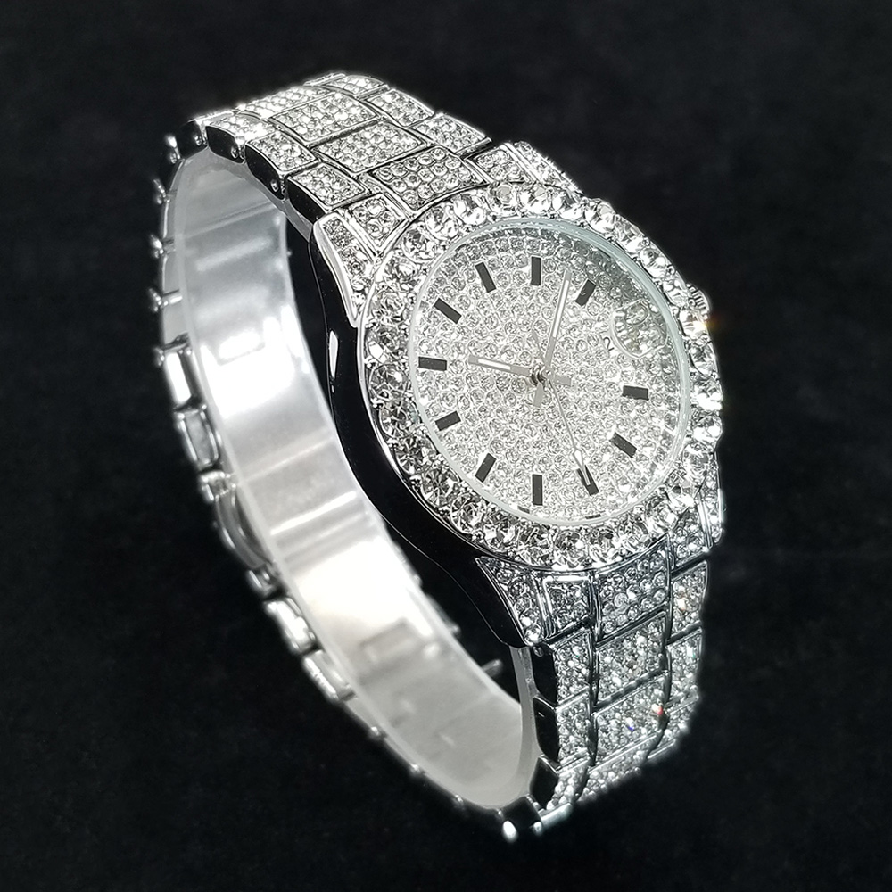 Elegante diamante relógios mod - Jewelry Watches Silver avaliação e preço