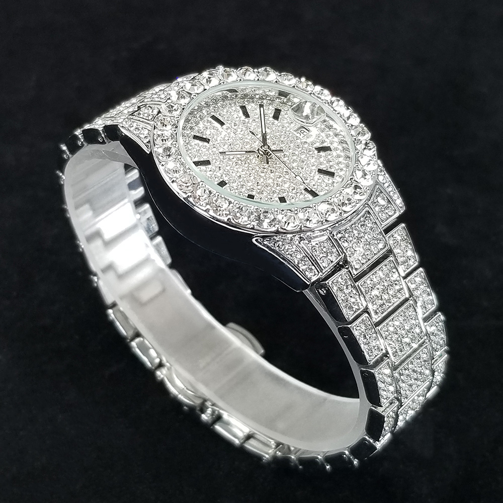 Elegante diamante relógios mod - Jewelry Watches Silver avaliação e preço