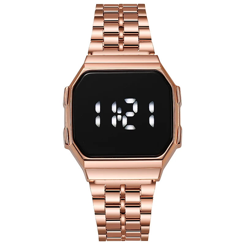 Novo Relógio Digital com Displ - Jewelry Watches Silver avaliação e preço