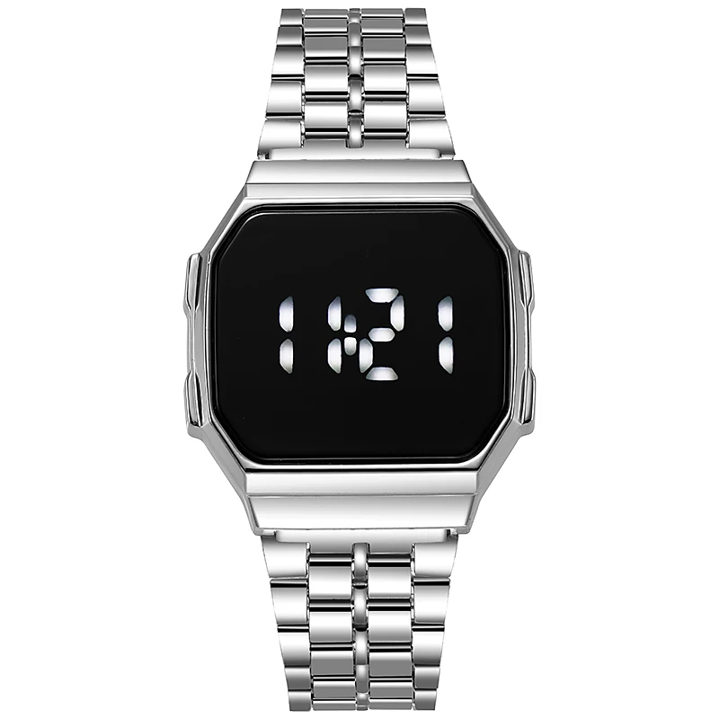 Novo Relógio Digital com Displ - Jewelry Watches Silver avaliação e preço