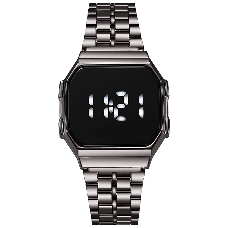 Novo Relógio Digital com Displ - Jewelry Watches Silver avaliação e preço