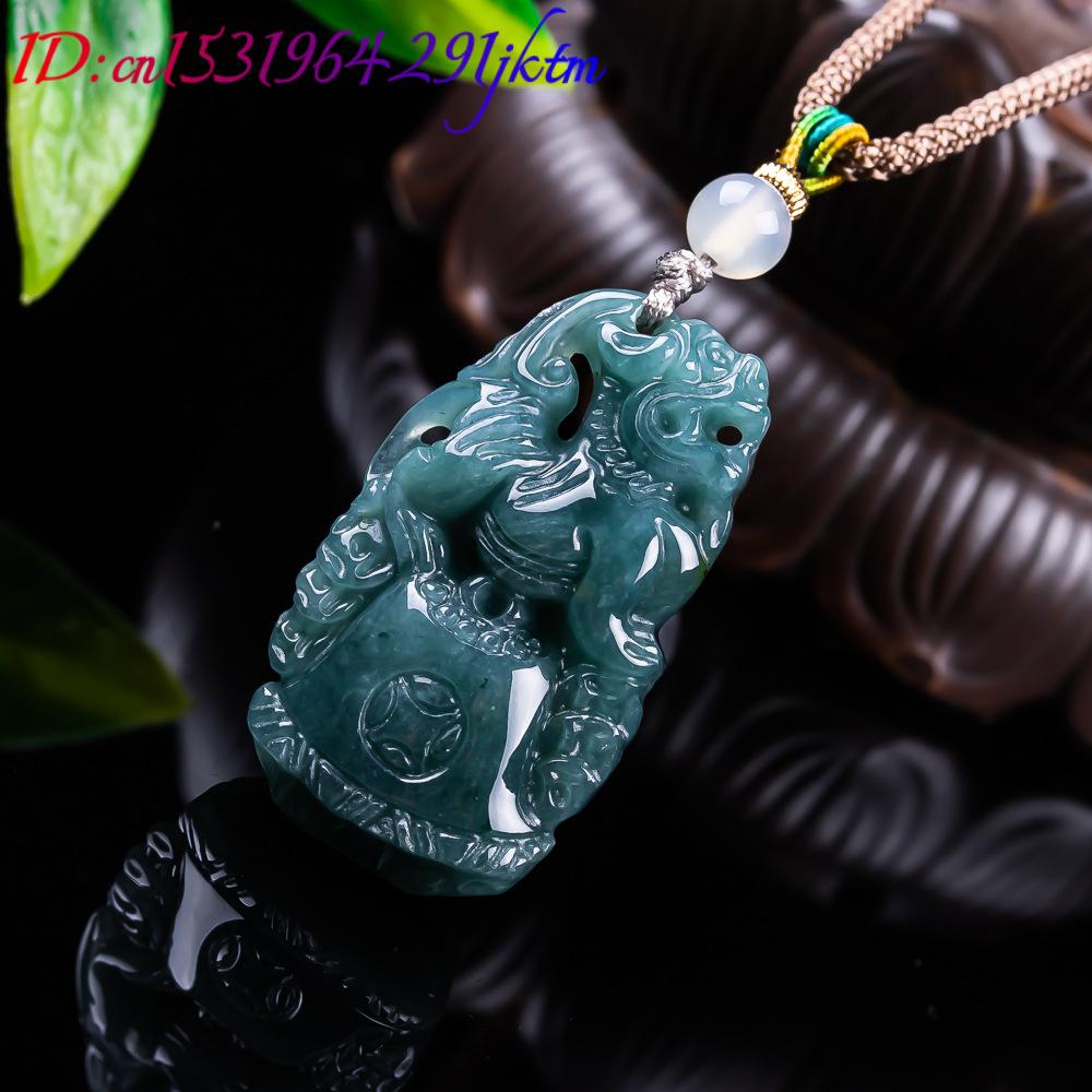 Pingente Pixiu de Jadeíta Birm - Necklace Pendant avaliação e preço