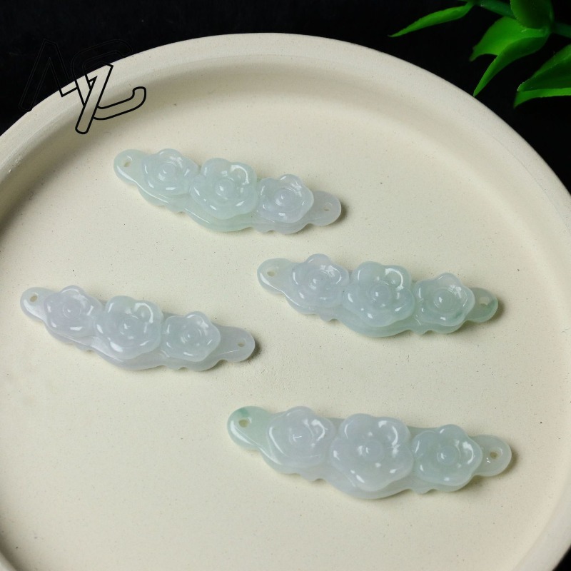 1 peça de Flor de Jadeíta Natu - Jewelry & Watches Store avaliação e preço