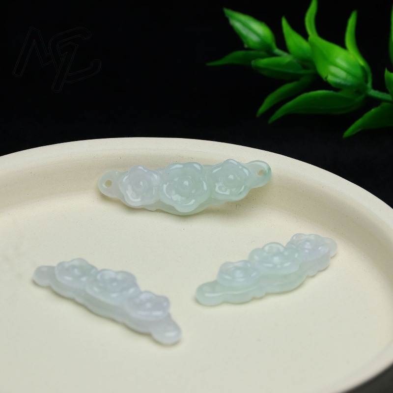 1 peça de Flor de Jadeíta Natu - Jewelry & Watches Store avaliação e preço