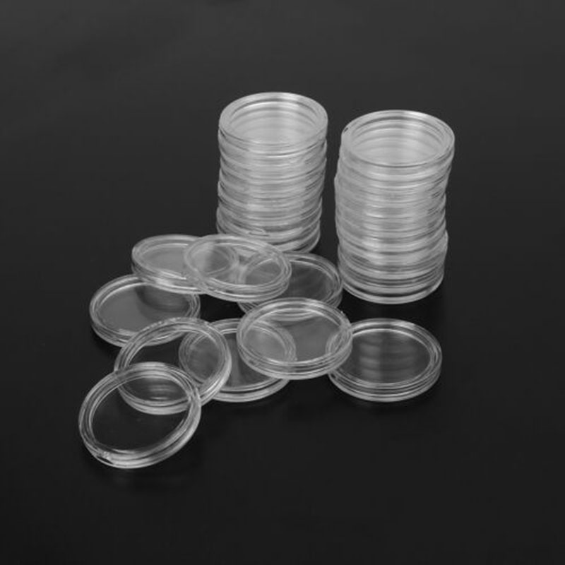 100 Suportes Transparentes Red - Collectors Coins Jewelry & Watches Of Smithtown avaliação e preço