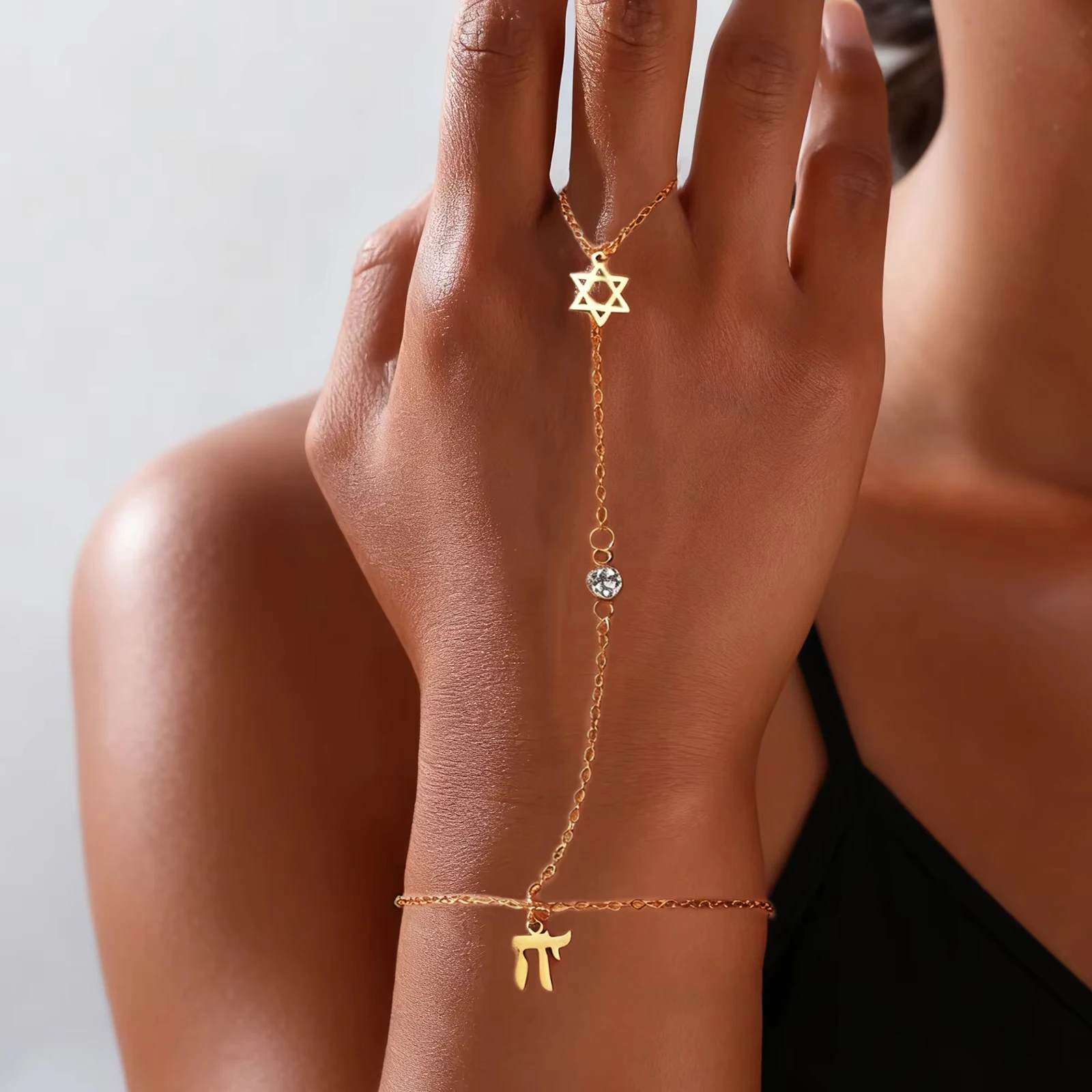 Pulseira de Dedo Ajustável de  - Jewelry & Watches Store avaliação e preço