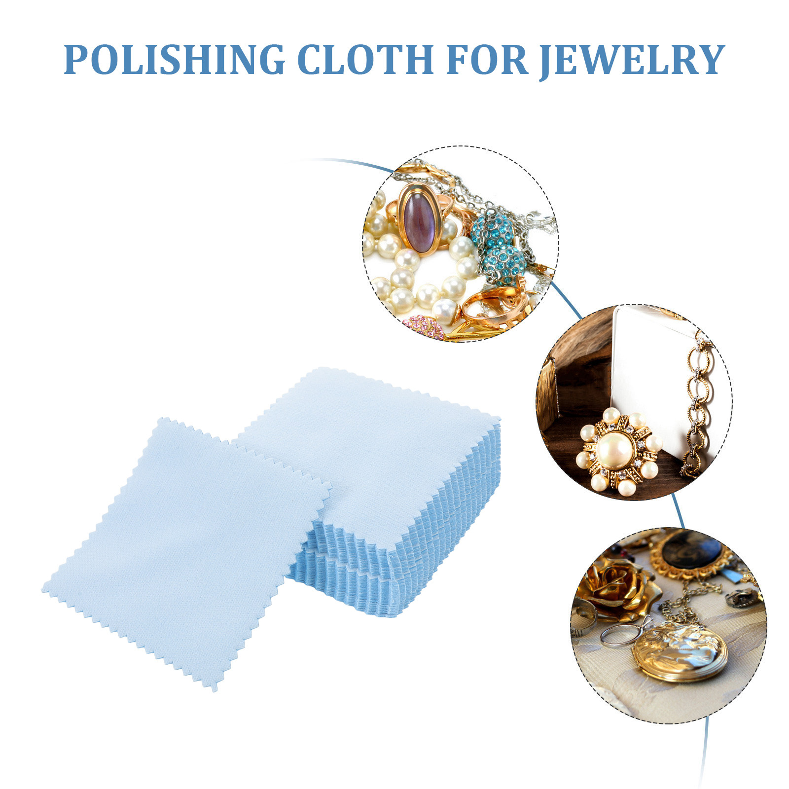 50 Panos de Polimento Prateado - Jewelry Watches Silver avaliação e preço