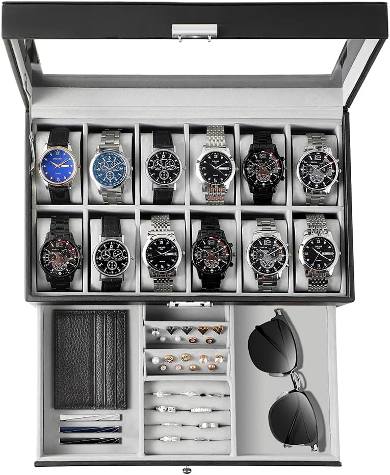 Organizador de Relógios para H - Jewelry Watches Box avaliação e preço