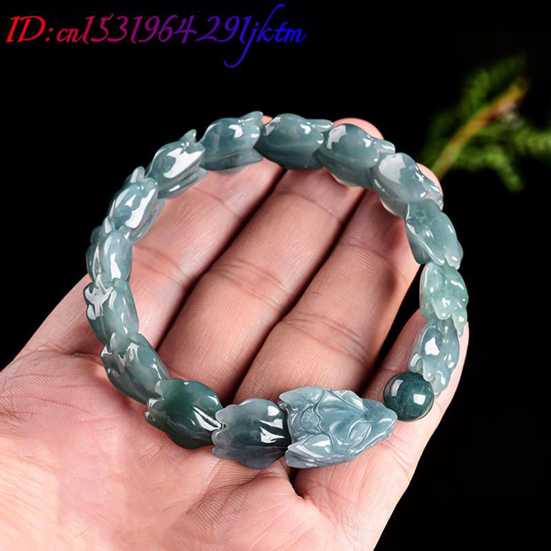 Pulseira de Jade Birmanês Azul - Jewelry & Watches Store avaliação e preço